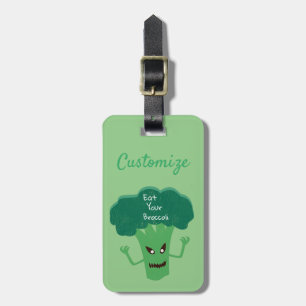 Scary Broccoli Thunder_Cove Bagagelabel