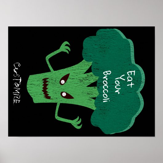 Scary Broccoli Thunder_Cove Poster (Voorkant)