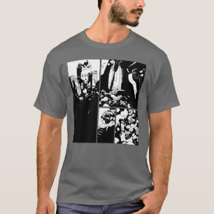 Scary Castles in Comic Book Panels T-shirt