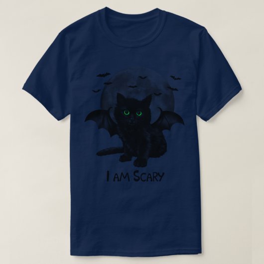 Scary Cat T-shirt (Design voorkant)