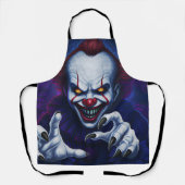Scary Clown Apron Schort (Voorkant)