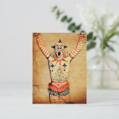 Scary Clown Briefkaart (Staand voorkant)