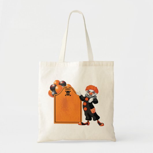 Scary Clown Canvas tas (Voorkant)