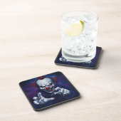 Scary Clown Hard Plastic Coaster Bier Onderzetter (Rechterzijde)