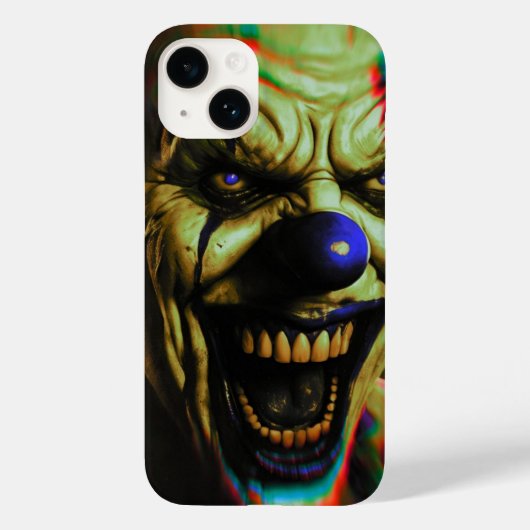 Scary Clown iPhone 14 hoesje (Achterkant)