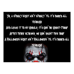 Scary Clown Perfect Poster