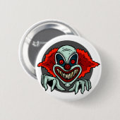 Scary Clown Ronde Button 5,7 Cm (Voorkant /achterkant)