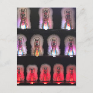 Scary Clowns Carnival Boardwalk Arcade Game Foto Briefkaart