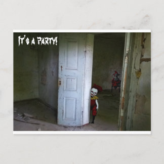 Scary Clowns Invitation Briefkaart