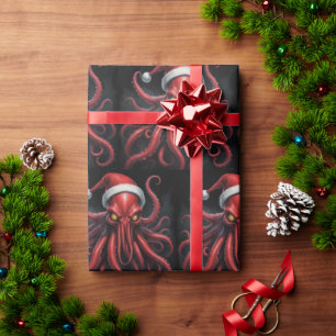 Scary Cthulhu Christmas Lovecraft Cadeaupapier