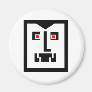 Scary Cyborg Vampire Bot Magneet