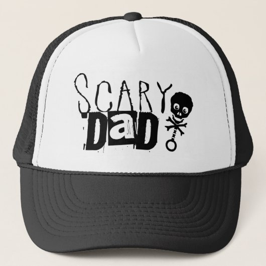 Scary Dad Trucker Hat Trucker Pet (Voorkant)