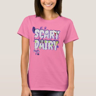 Scary Dairy Vegan Halloween T-shirt