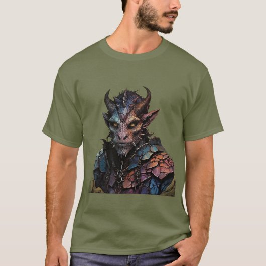 Scary Demon Halloween T-Shirt – griezelig en spook (Voorkant)