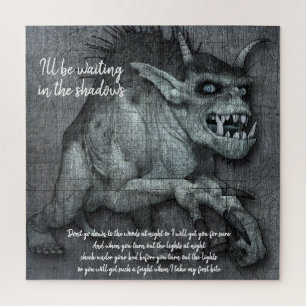 Scary Demon Monster Halloween Legpuzzel