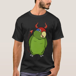 Scary Devil Costume Parrot I Mexican Red Am T-shirt