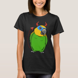Scary Devil Costume Parrot I Oranje winged Amazon T-shirt