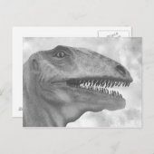 Scary Dinosaur Briefkaart (Voorkant / Achterkant)