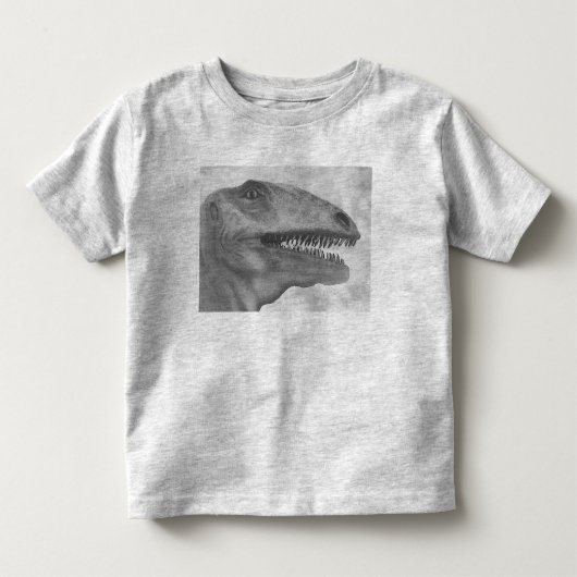 Scary Dinosaur Kinder Shirts (Voorkant)