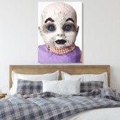 Scary Doll Wall Art Canvas Afdruk (Insitu (Slaapkamer))