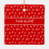 Scary Elf Snoep Gingerbread House Keramisch Ornament (Achterkant)