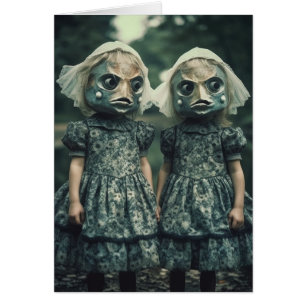 Scary Fish Twins Toutes les occasions Carte de voe