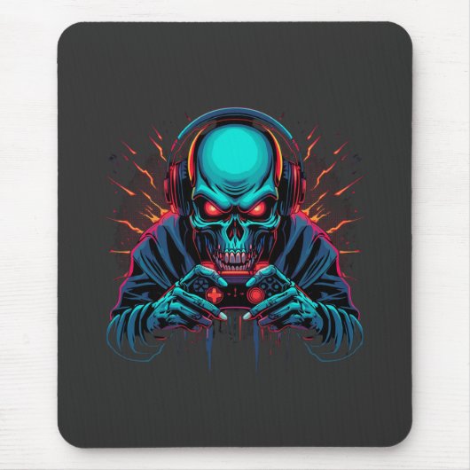 Scary Gamer Mode Active Amazing Muismat (Voorkant)