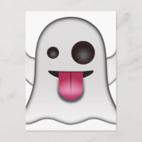 Scary Ghost Emoji Cool Fun