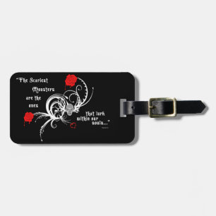 Scary Gothic Edgar Allen Poe Quote Bagagelabel