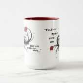 Scary Gothic Edgar Allen Poe Quote Mok (Midden)