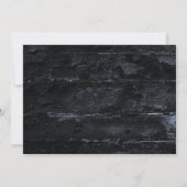 Scary Grim Reaper Halloween Party Kaart (Achterkant)