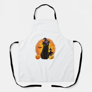 Scary Halloween Black Cat Costume Witch Ha Schort