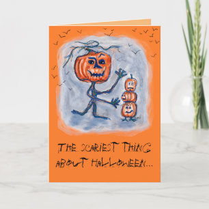 Scary Halloween Card Kaart