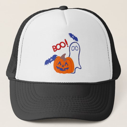 Scary Halloween design T-shirts, kleding Trucker Pet (Voorkant)
