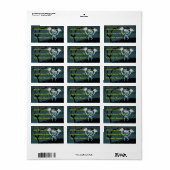 Scary Halloween Etiket (Full Sheet)