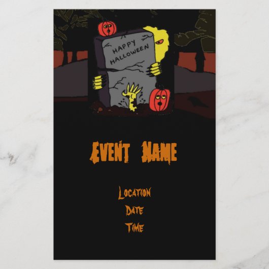 Scary Halloween Flyer (Voorkant)