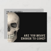 Scary Halloween Invitation - Briefkaart (Voorkant / Achterkant)