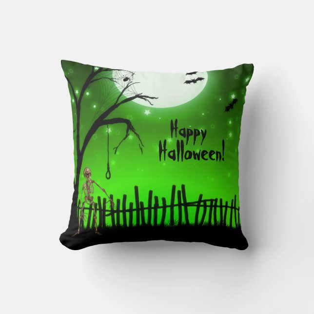 Scary Halloween Kussen (Voorkant)