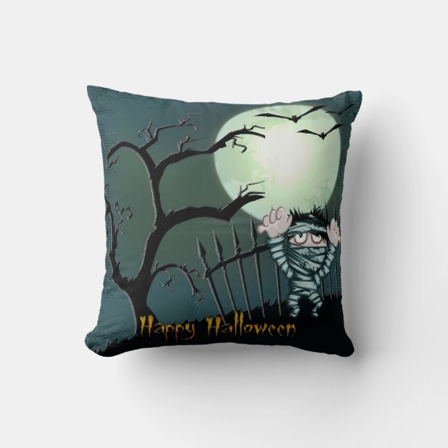 Scary Halloween Kussen (Voorkant)