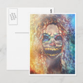 Scary Halloween Night Briefkaart (Voorkant / Achterkant)