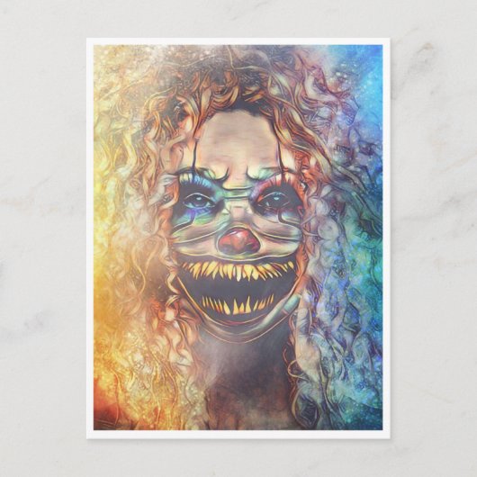 Scary Halloween Night Briefkaart (Voorkant)