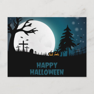 Scary Halloween Night Briefkaart