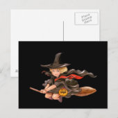 Scary Halloween Night Briefkaart (Voorkant / Achterkant)