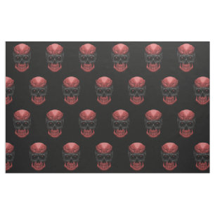 Scary Halloween Skull Stof