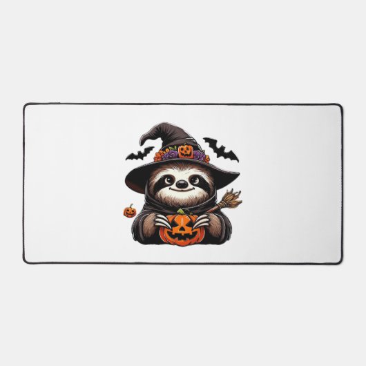 Scary Halloween Sloth Witch Hat Costume Spooky Sea (Recto)