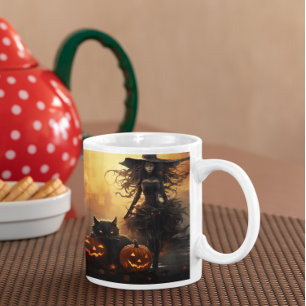 Scary Halloween sorcière 23 Mug