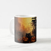 Scary Halloween sorcière 23 Mug (Devant gauche)