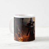 Scary Halloween sorcière 24 Mug (Devant gauche)
