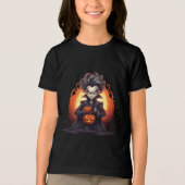 Scary Halloween Vampire Tri-Blend Shirt (Voorkant)