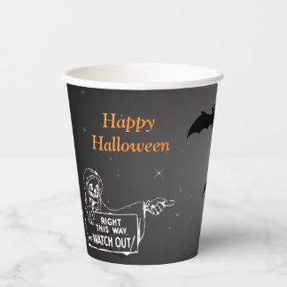 Scary Hunted House Halloween Paper Cup Papieren Bekers